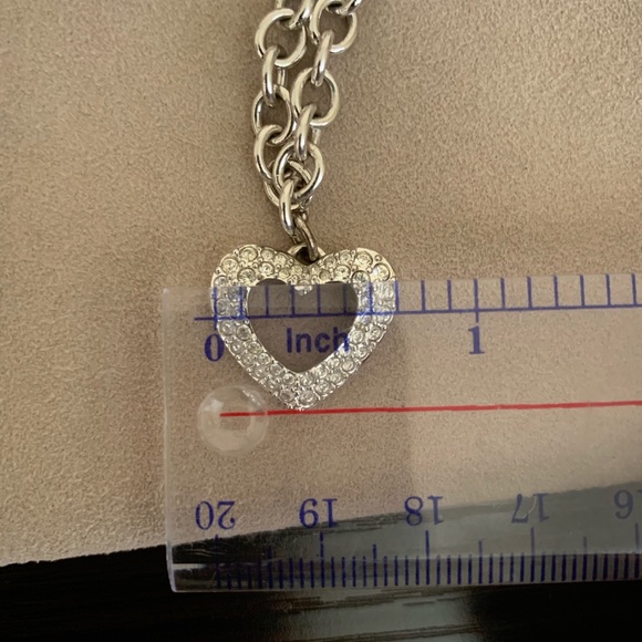 Swarovski heart bracelet silver no scratch - Picture 4 of 6